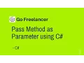 Pass Method as Parameter using C