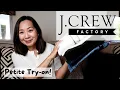 J Crew Factory PETITE Fashion Haul Classic Stylish Sweaters Jeans December 2025