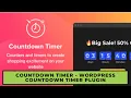 Countdown Timer - WordPress Countdown Timer plugin installation 100 GPL Step download By Step Guide