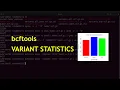 bcftools variant statistics