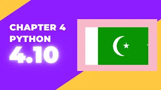 Chapter 4 Python Pakistan Flag