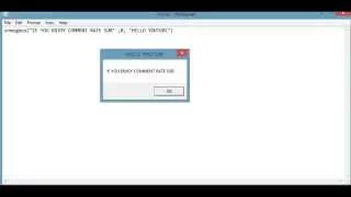 HOW TO DO MSGBOX NOTEPAD