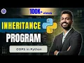 Lec-60 Inheritance Program with execution OOPS in Python