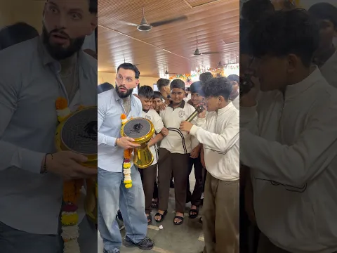 Darbuka and beatbox in school 🇮🇳😱 #alrafaelo #darbuka #india #beatlikeme
