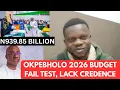 Lagu Prof. Monday Okpebholo Budget Fail Test. 