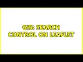 GIS Search control on Leaflet 3 Solutions