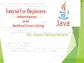 Inheritance and Method Over Riding in Java