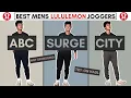 Best Lululemon Mens Joggers Explained ABC Surge City Sweat