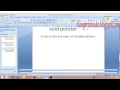 Void pointer in c in hindi part-40