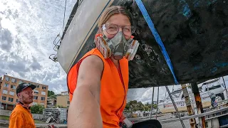Osmosis & Sea Water Leaks: Sometimes Boat Ownership Sucks (Boat Yard 2/4)