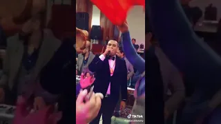 شوفوا احتفال محمود الليثي بفوز الاهلي 