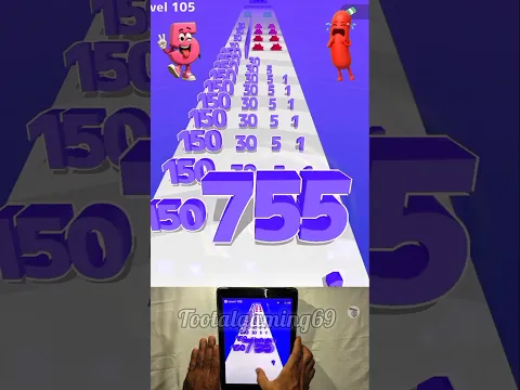 Number master run ππ satisfying best android iOS game level-105 #shorts #runnergame #gaming