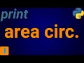 Python Program To Find Area Of A Circle
