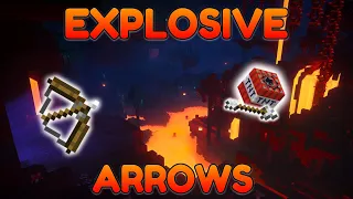 How to make EXPLOSIVE arrows in Minecraft with Commands Minecraft Java Edition 1 21