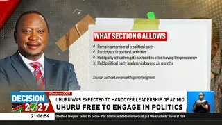 High Court declares retired President Uhuru Kenyatta free to hold political party office
