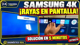 TV Samsung 4K con Rayas en la Pantalla Cómo Repararlo  Sin invertir dinero 💱
