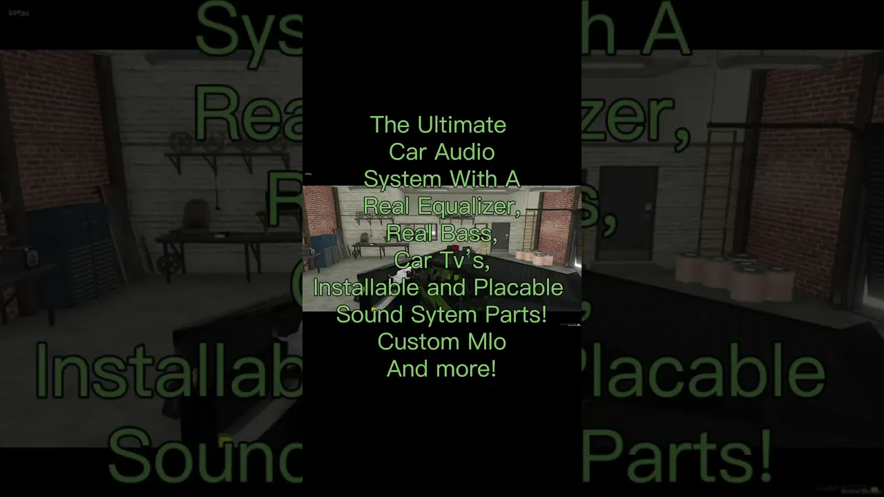 Ultimate Car Audio / TV System  (ESX / QBCore / QBox + multi-inventory)