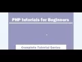 How to declare variables in PHP