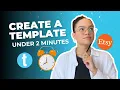 How To Create a Bridal Shower template in Under 2 Minutes Templett Quick Tutorial