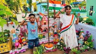 আরাধ্যা আজকে পুতুলের সাথে স্বাধীনতা দিবস পালন করলো🇮🇳। putul khala/mini kitchenAaradhya part -57
