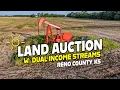 77 1 Acres in Reno County KS Tillable Farm Ground with Oil Production Land Auction July 24