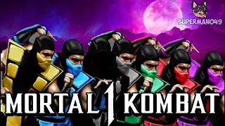 7 BRUTALITIES ON THE BEST STAGE IN MK1 - Mortal Kombat 1: Night Time Field Stage Gameplay