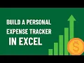 How to Build a Personal Expense Tracker - Step-by-Step Tutorial in Excel