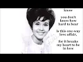 You Don t Know HELEN SHAPIRO with