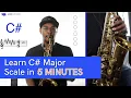 C Db Major Scale on Alto Saxophone E Concert