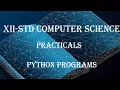 XII Std computer science practical1 a python program Factorial of the given number