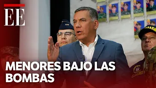 Menores muertos en bombardeos, mientras se insiste en la ofensiva aérea  | El Espectador