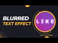 Blurred Text Effect CSS ToxicSHAM - YT Design Tutorial