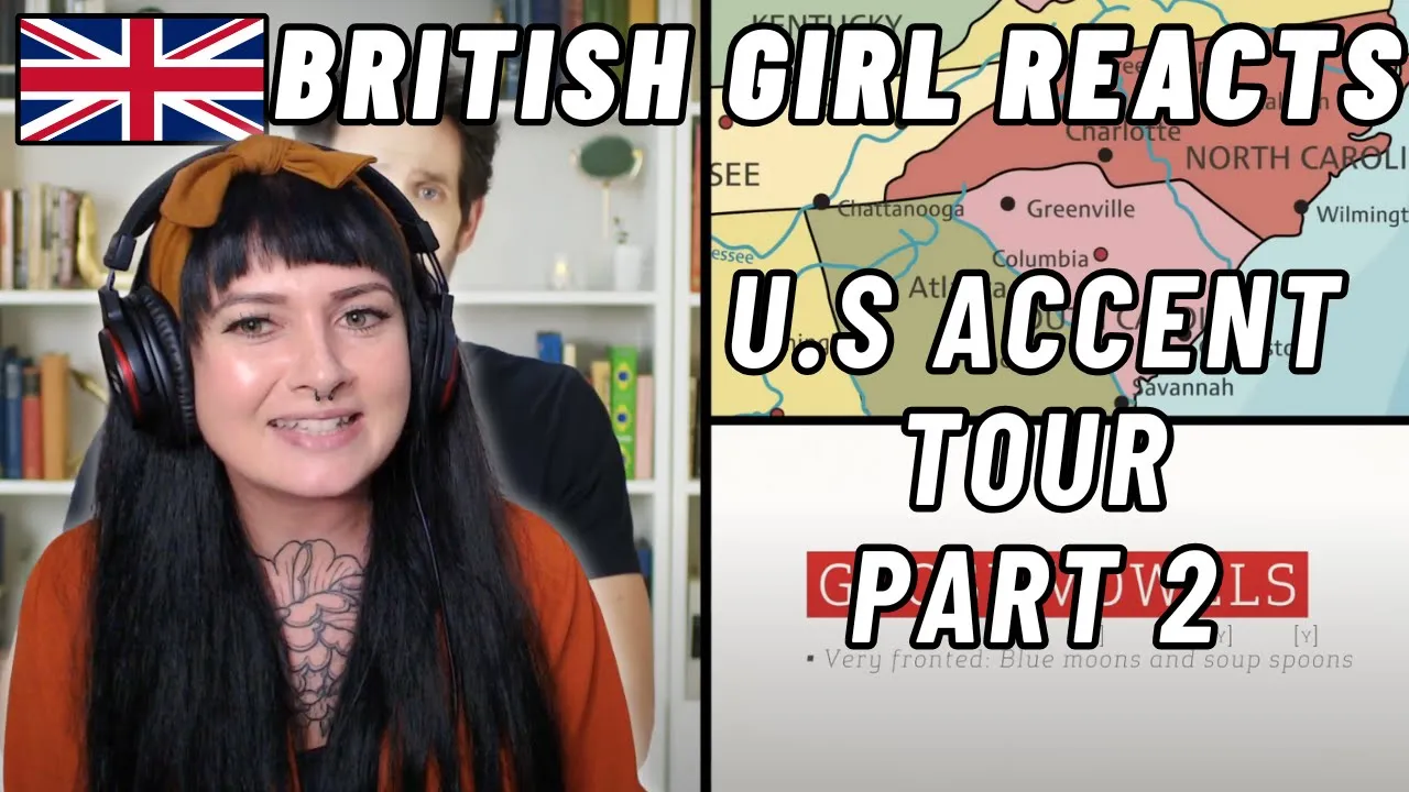 BRITISH Girl Reacts | A U.S TOUR OF ACCENTS BY AN ACCENT EXPERT!! (PART 2)
