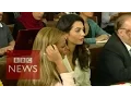 Al-Jazeera trial Amal Clooney urges pardon for journalists - BBC News