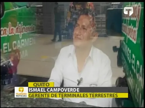 Terminales terrestres registran una disminución del 40%, en la venta de pasajes para el feriado