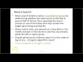 CSE1322S02L05 Review of Searching and Sorting Algorithms with Pseudocode Example
