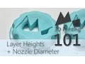 What is Layer Height and Nozzle Diameter - 3D Printing 101