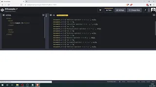 Arithmetic Operators in JavaScript Learn HTML CSS JS