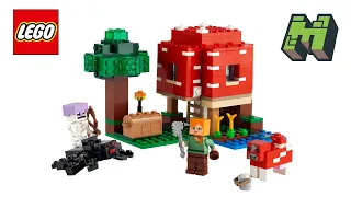 LEGO Minecraft  21179  The Mushroom House ⛏ SPEED BUILD