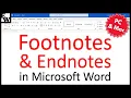 How to Insert Footnotes and Endnotes in Microsoft Word PC Mac