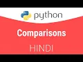 1 10 Comparison Operators in Python Hindi Tutorial