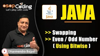 Swapping using Bitwise Operators Even or Odd Number Java for Beginners