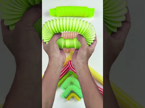 SATISFY! Pop-tube Creating ASMR Style #diy #satisfying #shorts #relaxing #oddasmr #creative #poptub
