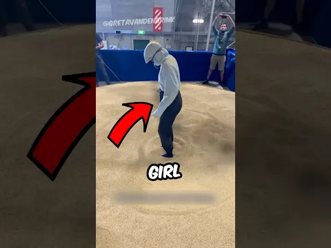 This Girl Tried A Weird Sand Challenge And Got Stuck 😳🏖️