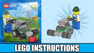 LEGO Instructions - City - 952404 - Farmer with lawn mower - Magazine Gift