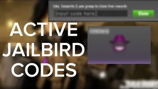 All of The WORKING Codes Inside of Jailbird watch to the end for the secret code