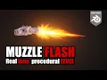 Real time procedural muzzle flash FXs in Blender 2 92