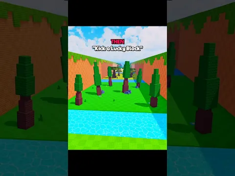 I miss kick a lucky block 🥺 #roblox #stealanegg