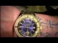 Unboxing - Versus Versace Watch Tokyo Swarovksi Crystals In Gold and White silicon band watch