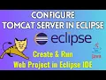 How to Configure Tomcat 11 Web Server in Eclipse IDE 2024 Create Run Web Project in Eclipse IDE